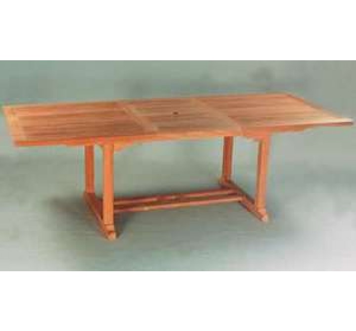 Anderson Teak Valencia 117-inch Rectangular Table with Double Extensions