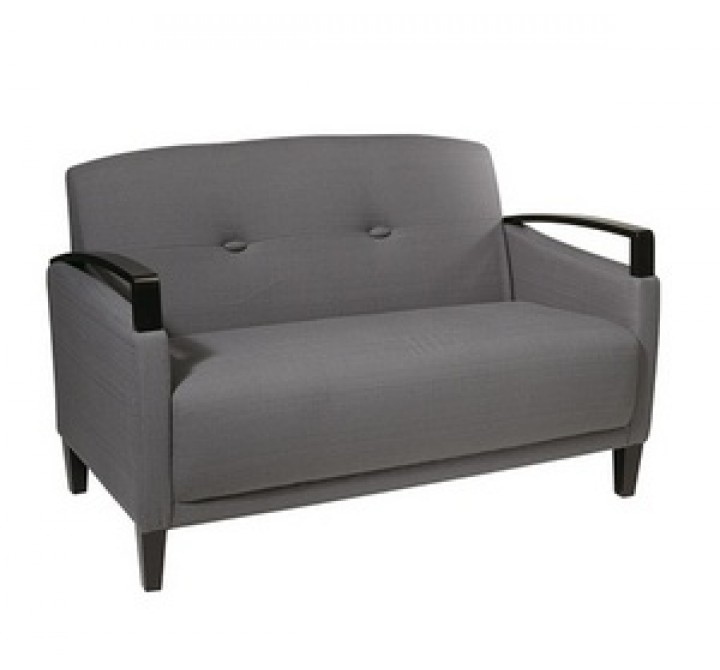 Avenue Six Main Street Loveseat - Charcoal