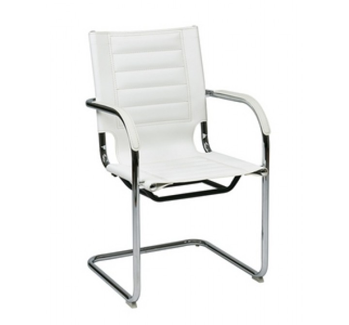 Avenue Six Trinidad Guest Chair - White Finish