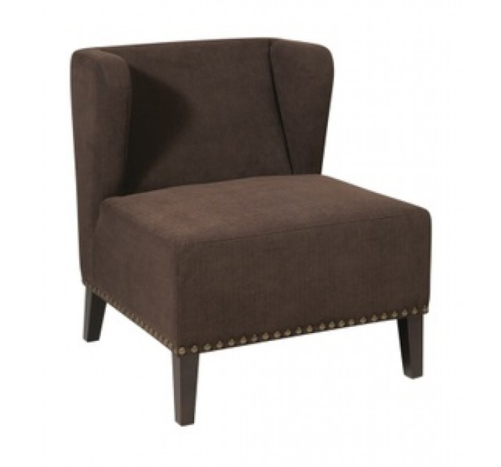 Avenue Six Vienna Wing Chair	Finesse Walnut