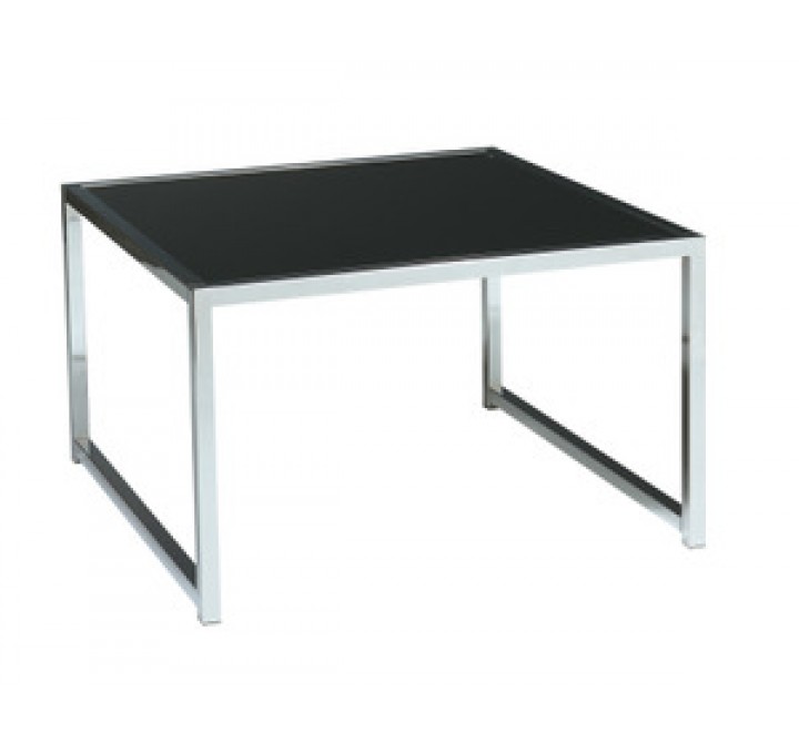 Ave-Six Yield 28" Accent/Corner Table in Chrome Finish
