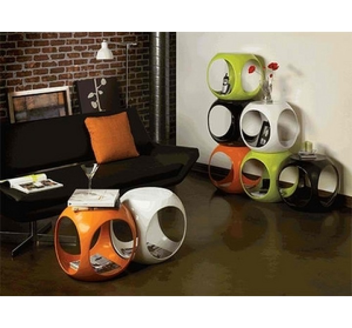 Avenue Six Slick Modern Cube Occasional Side Table