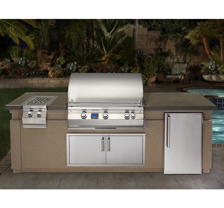 Fire Magic Aurora A790i Grill w/ Rotisserie Backburner