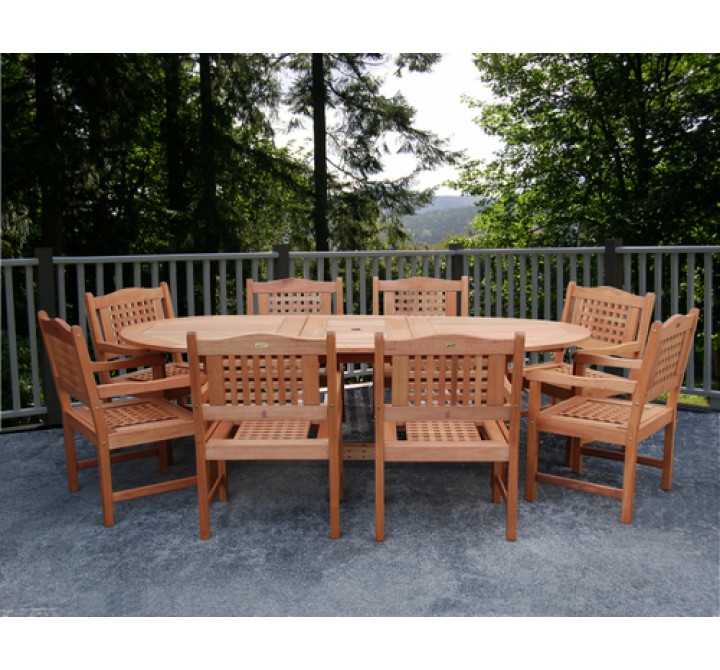 International Home Miami Amazonia Milano Grand Extendable Table Set Porto