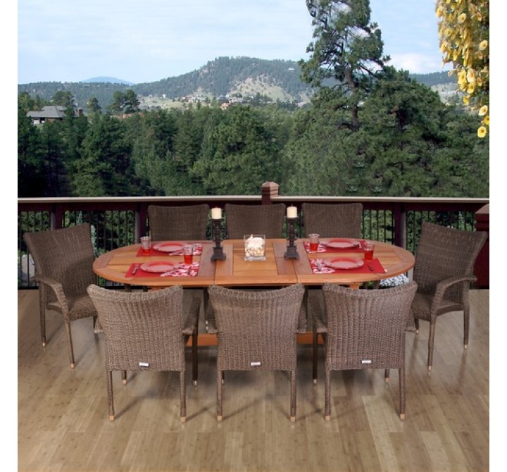 International Home Miami Amazonia Rennaisance 9-pc Dining Set