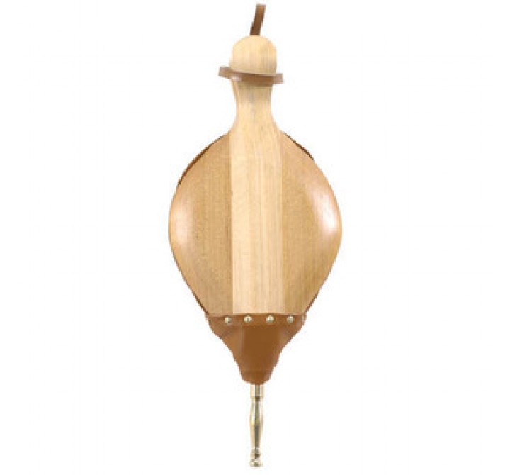 Fireside America Wood and Simulated Leather Bellow