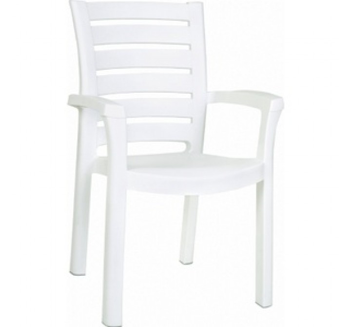 Compamia Marina Resin Dining Arm Chair White - Set of 4