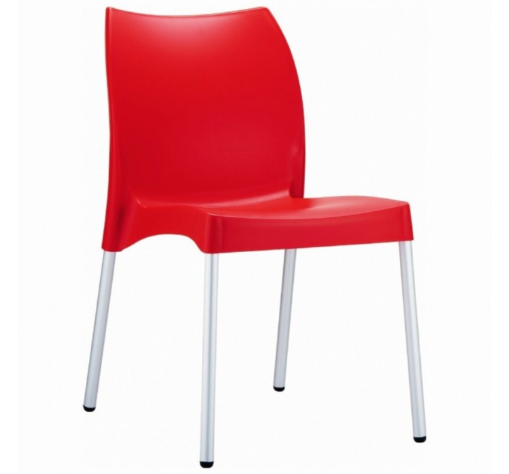 Compamia Dolce Resin Outdoor Armchair Red - Set of 4