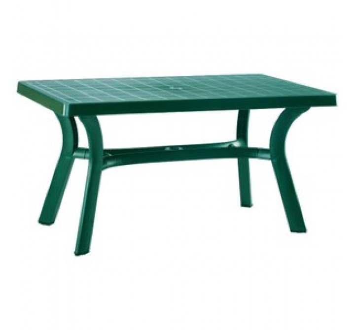 Sunrise Resin Rectangle Table 55 inch Green