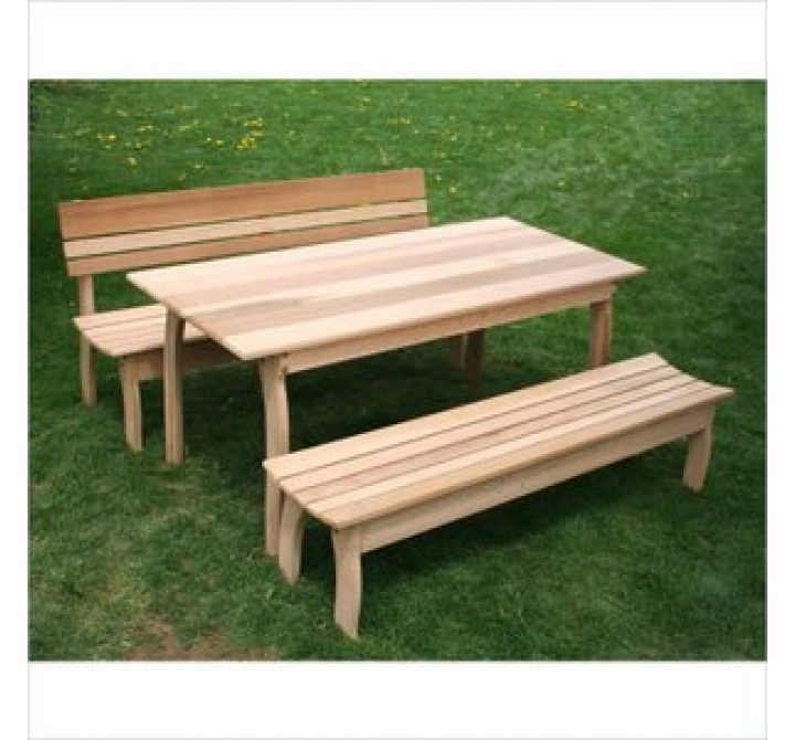 Creekvine Designs Cedar Odd Couple Dining Set