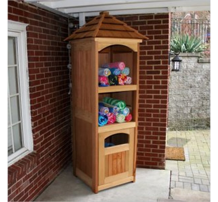 Creekvine Designs Cedar Entertainment and Storage Unit