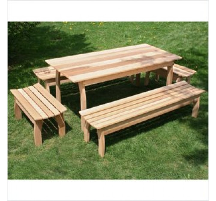 Creekvine Designs Cedar Family Dining Set