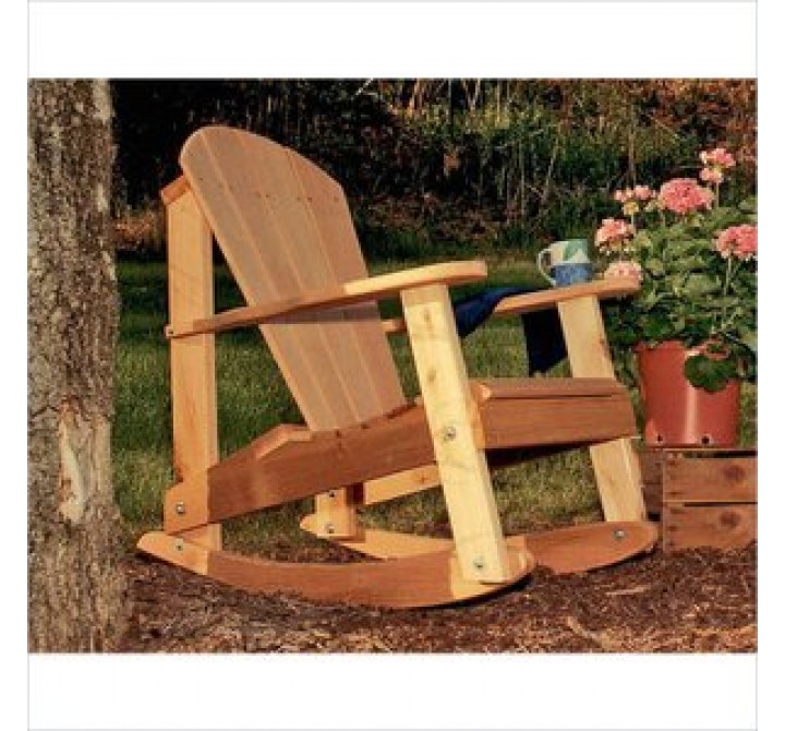 Creekvine Designs Cedar Adirondack Rocking Chair