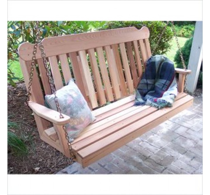 Creekvine Designs 5-Inch Cedar Classic Porch Swing