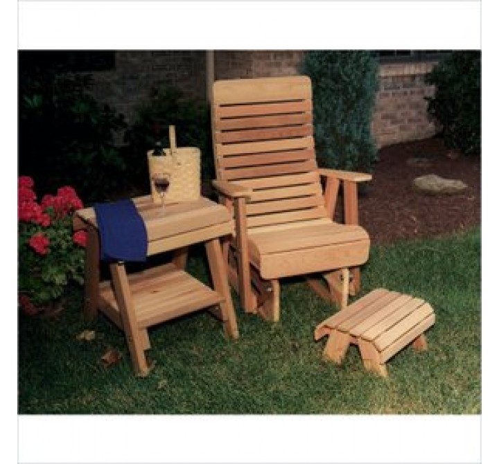 Creekvine Designs Cedar Twin Ponds Rocking Glider Chair Set