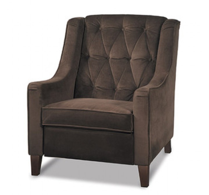 Ave-Six Curves Tufted Accent Chair