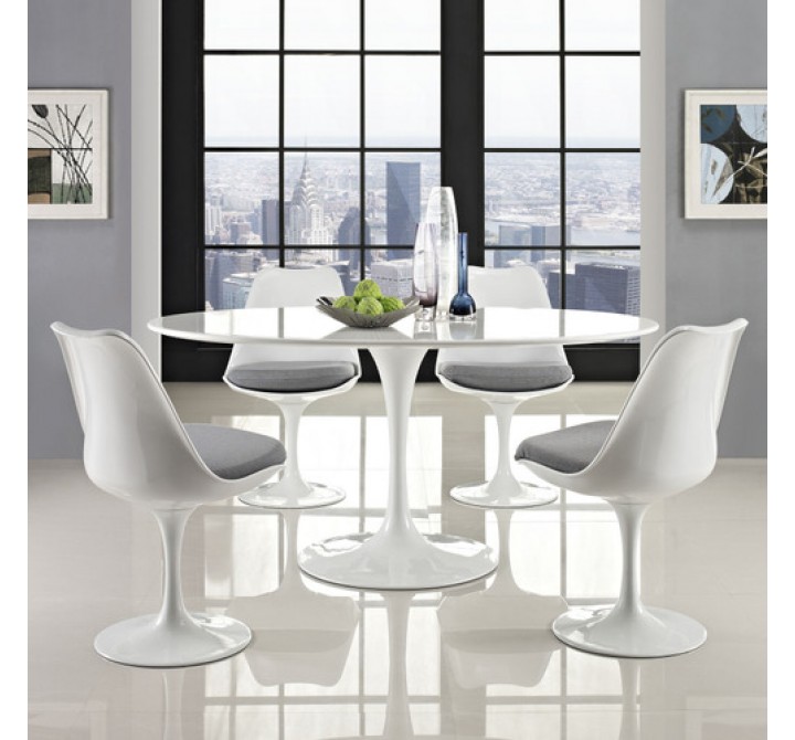 Modway Lippa 60" Oval-Shaped Dining Table