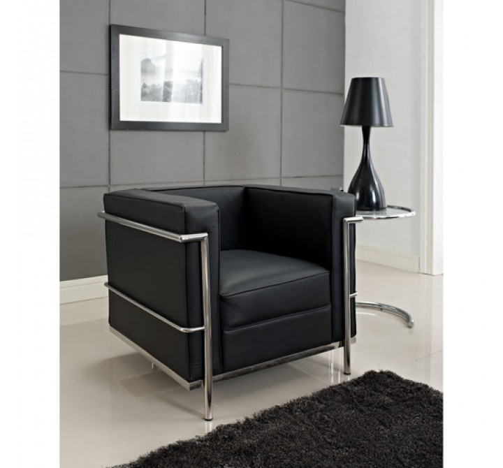 Modway Charles Petite Leather Armchair