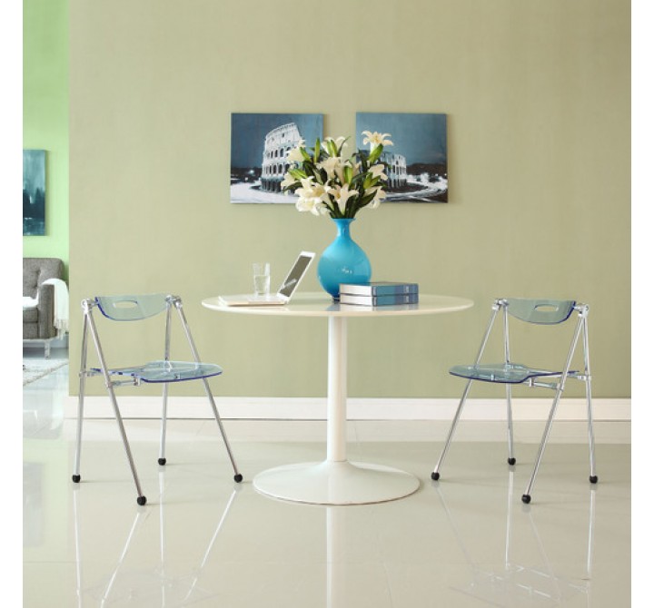 Modway Telescope Folding Chair Set of 2