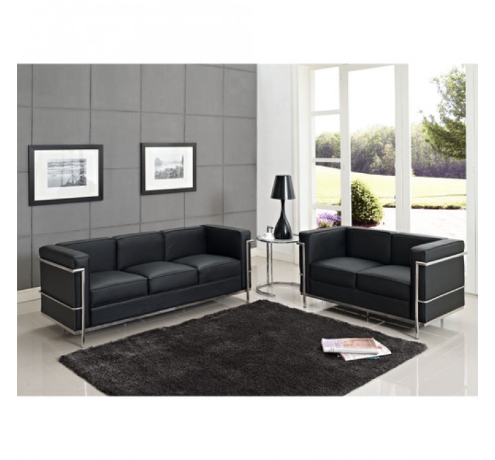 Modway Charles Petite Loveseat Leather