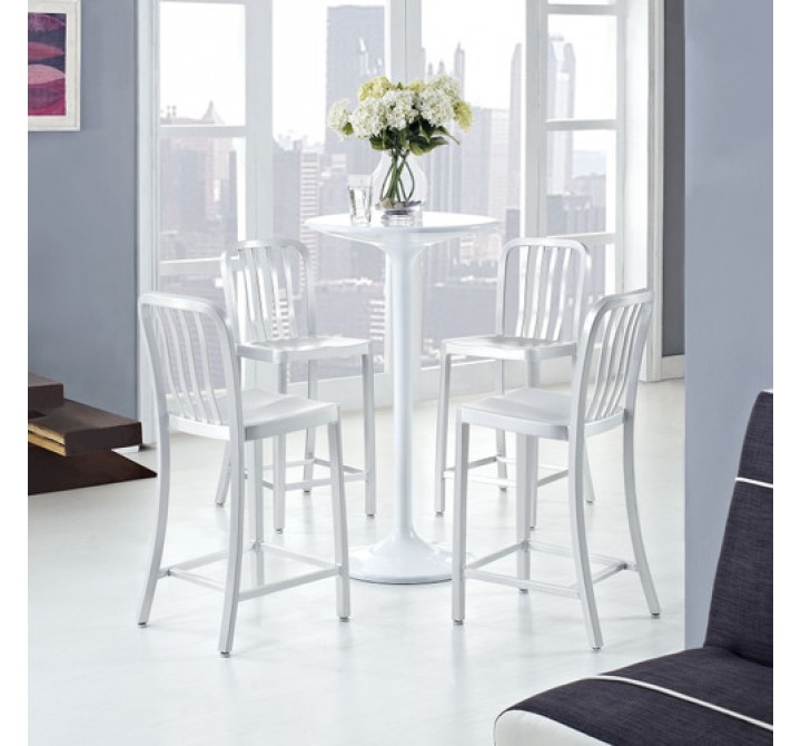 Modway Deck Counter Stool Set of 4