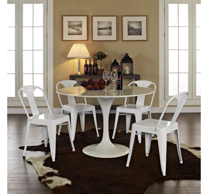 Modway Reception Dining Side Chair Set of 4