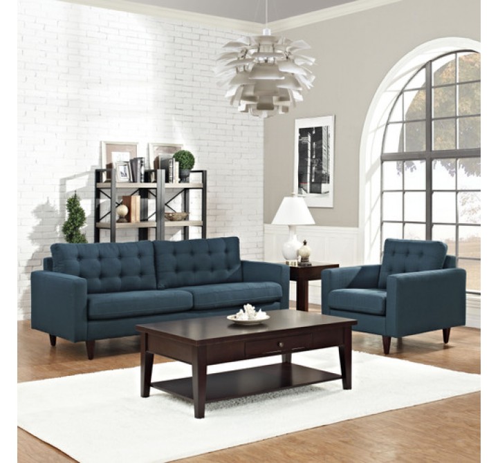 Modway Empress Armchair and Sofa Set of 2