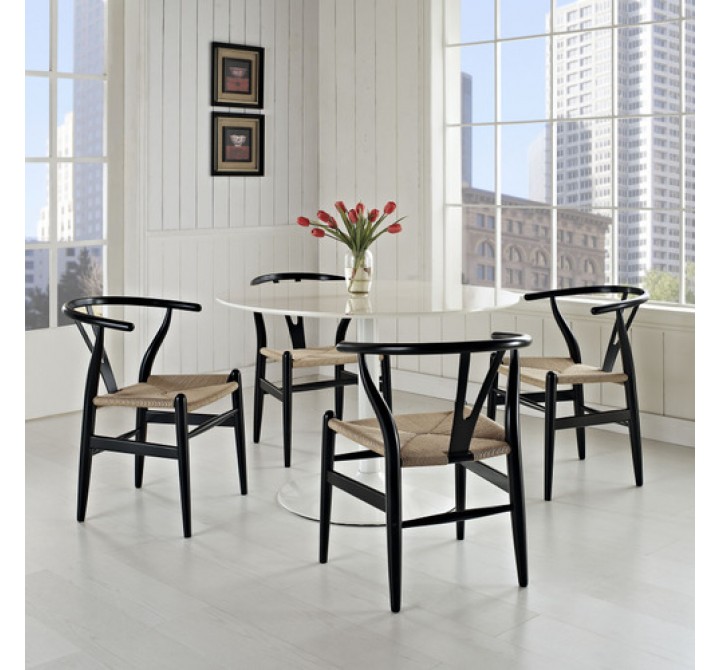 Modway Amish Dining Armchair Set of 4