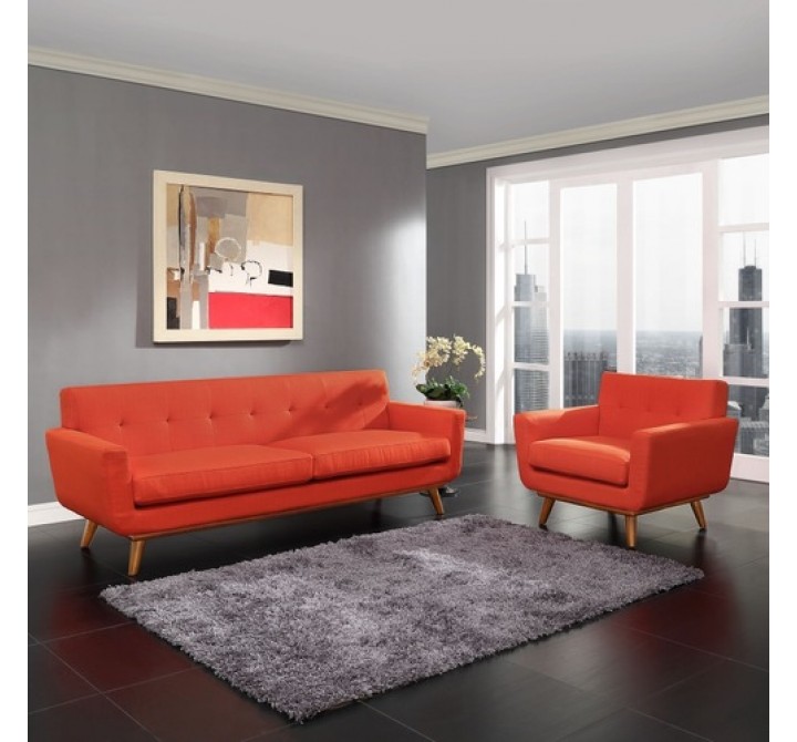 Modway Engage Armchair and Sofa Set of 2