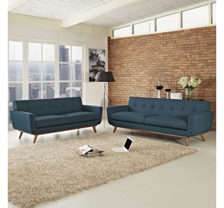 Modway Engage Sofa Loveseat and Armchair Set of 3