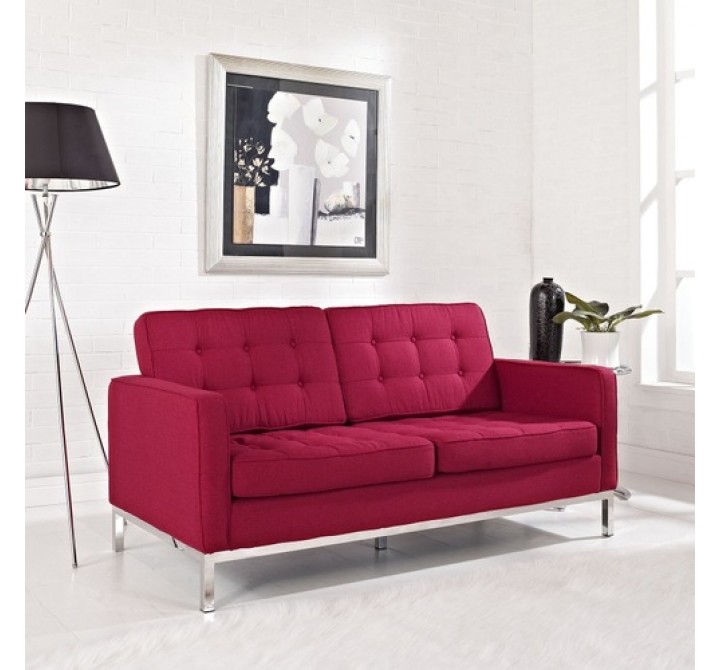 Modway Loft Wool Loveseat