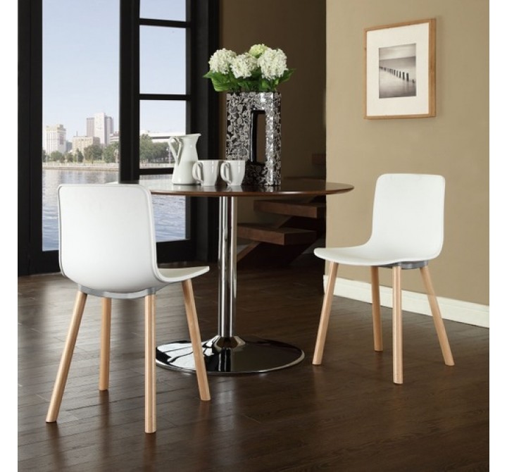 Modway Sprung Dining Side Chair in White