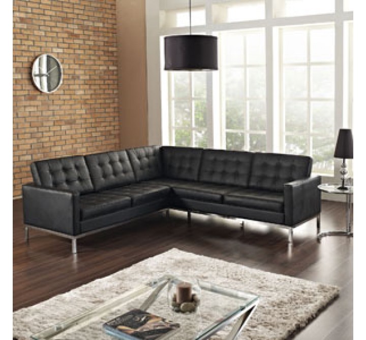 Modway Loft L-Shaped Sectional Sofa