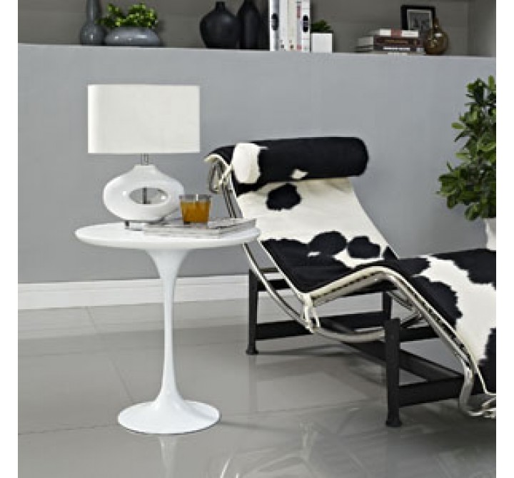 Modway Lippa Side Table in White