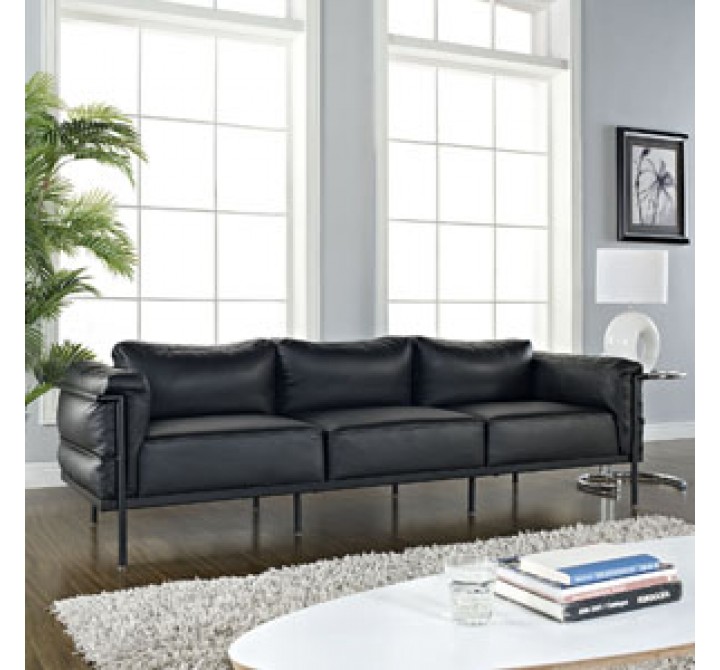 Modway Charles Grande Leather Sofa