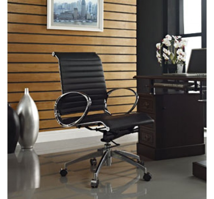 Modway Ribbed Mid Back Office Chair
