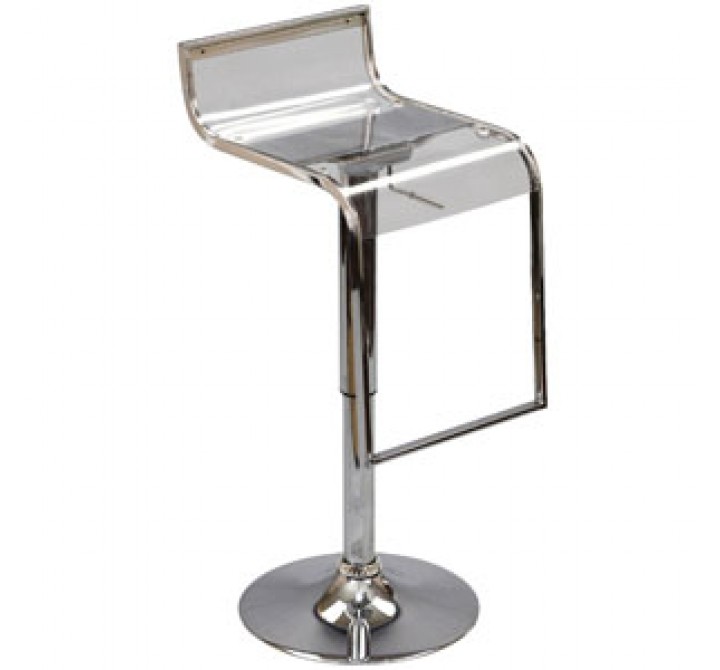 Modway LEM Acrylic Bar Stool in Clear