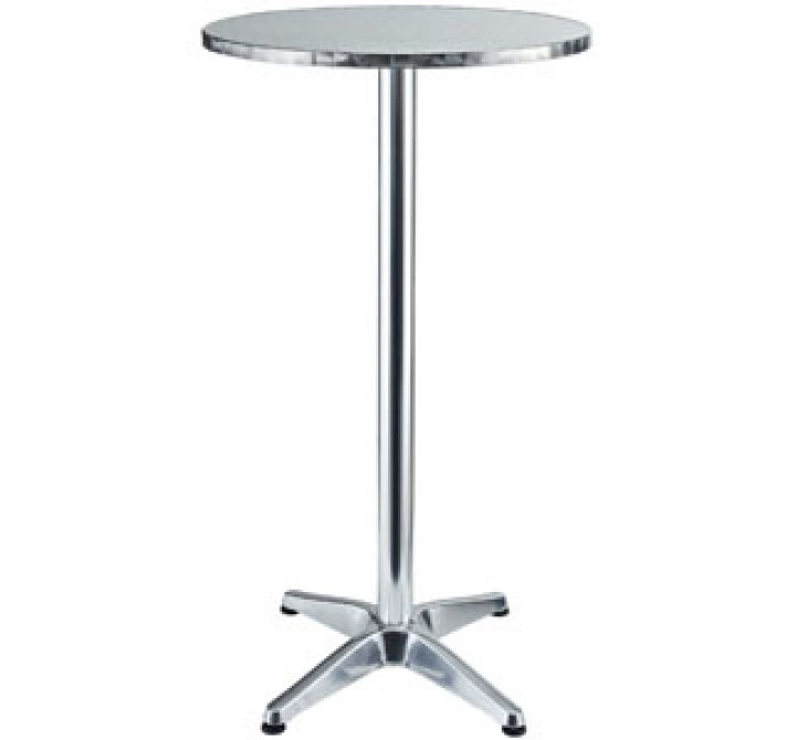 Modway Elevate Bar Table in Silver