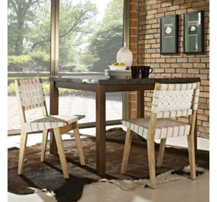 Modway Weave Dining Side Chair in White