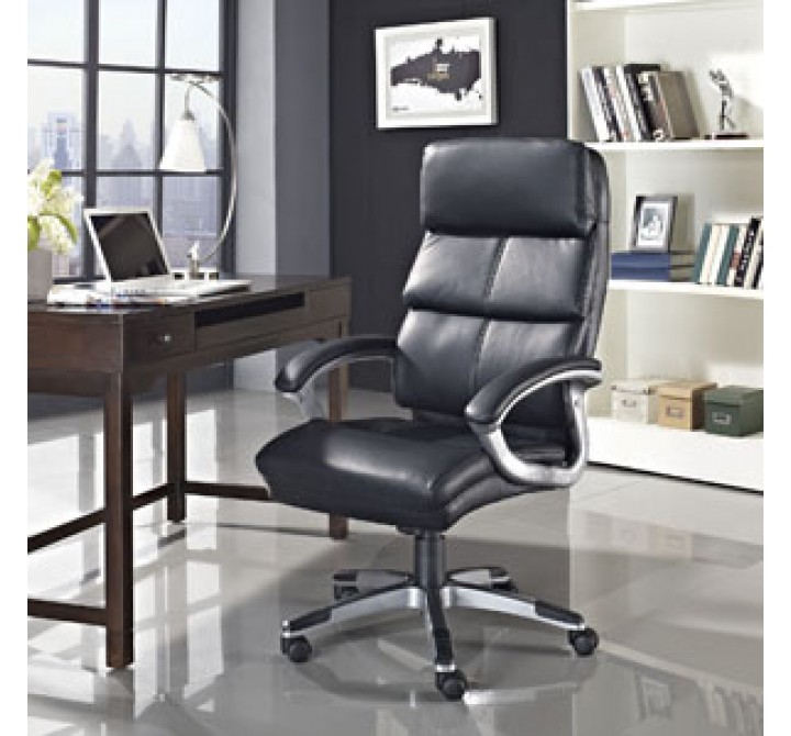 Modway Stellar Highback Office Chair in Black