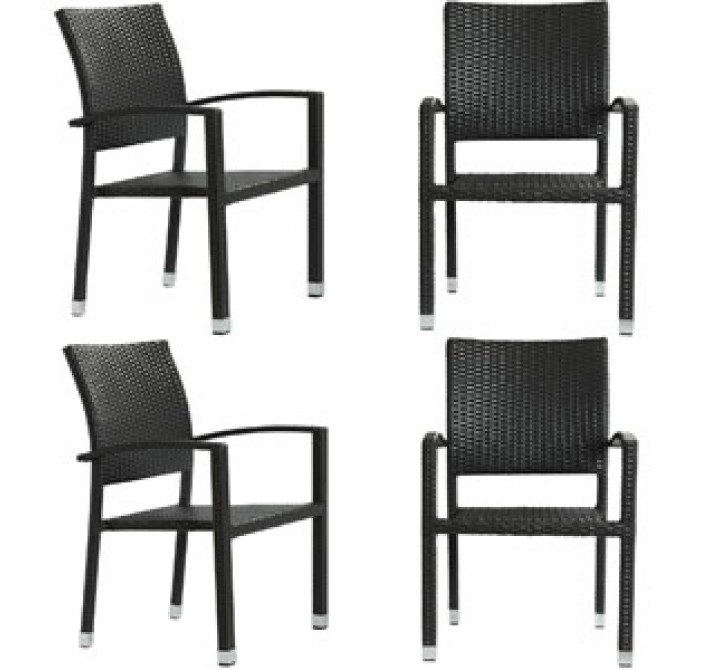 Modway Bella Patio Chairs Set of 4