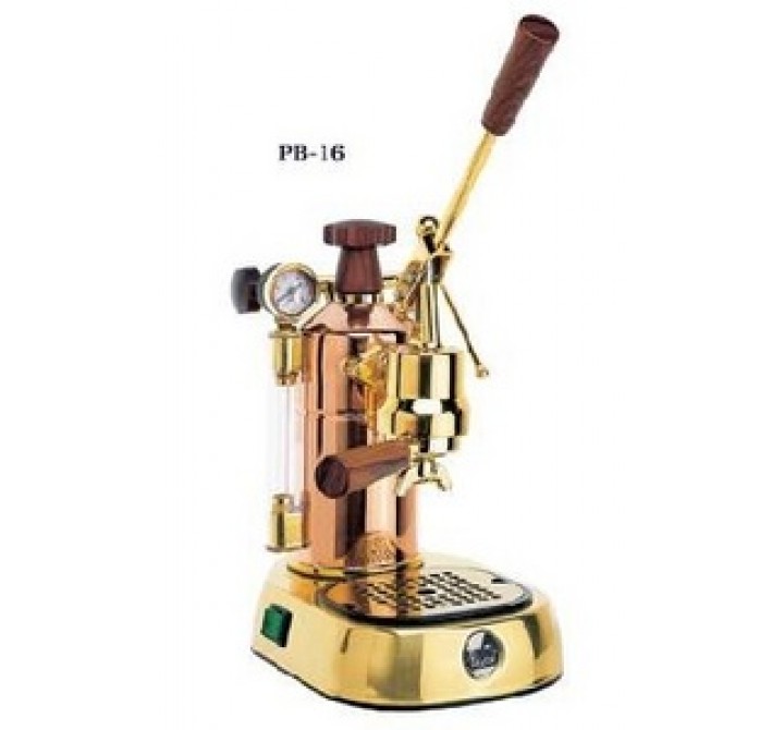 La Pavoni Model PB-16 Capuccino Machine - Copper /Brass