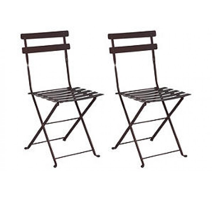 French Café Bistro Folding Side Chair - set of 2