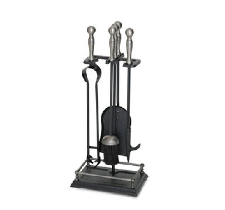 Fireside America Napa Forge Sonoma Stove Tool Set - Black with Pewter Handles