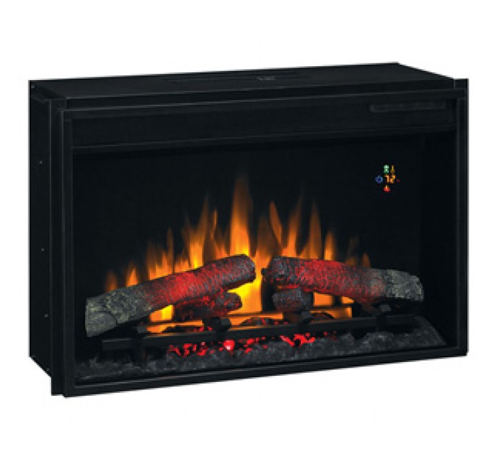 Fireside America Classic Flame 26 Inches Fixed Glass Electric Fireplace Insert