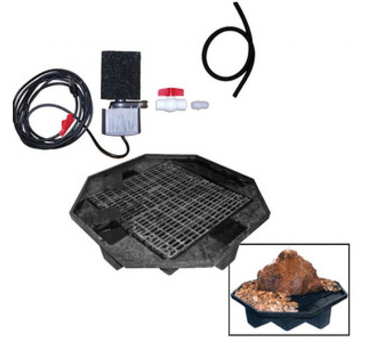 Fireside America Hargrove Outdoor 48 Inches Pond-Less Kit With Three Outlets - Kit Only