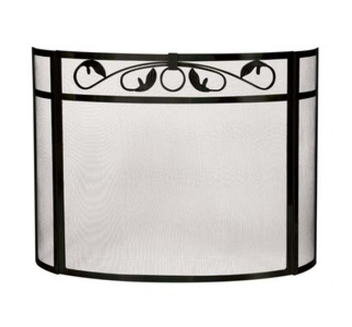 Fireside America Bowed 3 Panel Leaf Screen