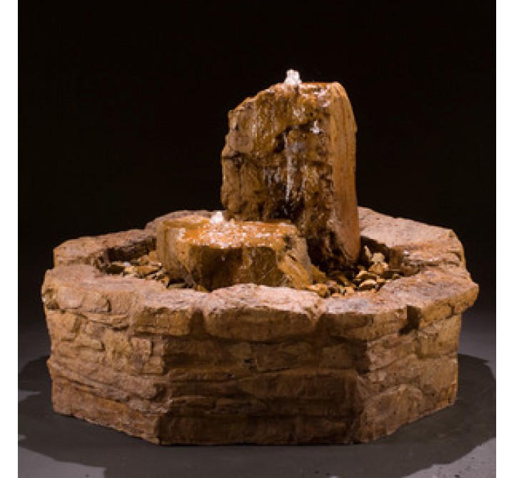 Fireside America Hargrove Outdoor Waterscape Fountain Kit - Sandstone