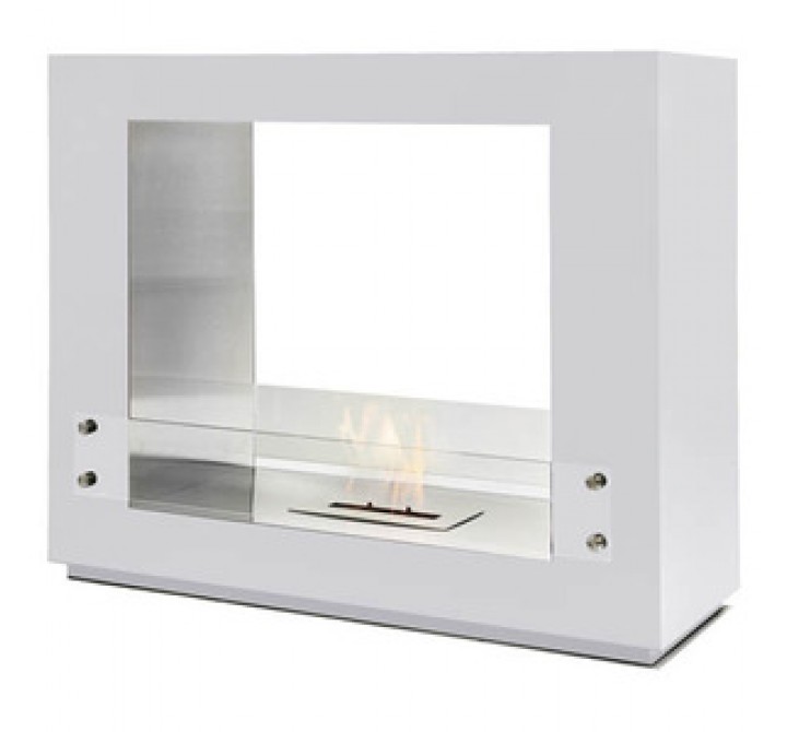 Fireside America Sek Free Standing See Thru Fireplace With Glass