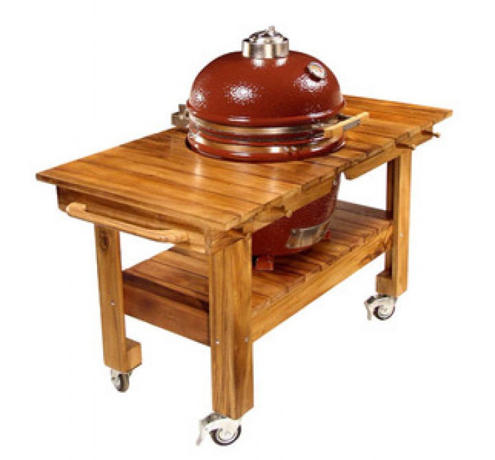 Fireside America Saffire Acacia Cart with Wood Top